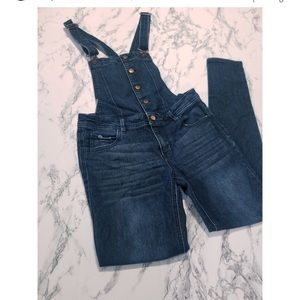 💘 Tinseltown Jean Skinny Overalls